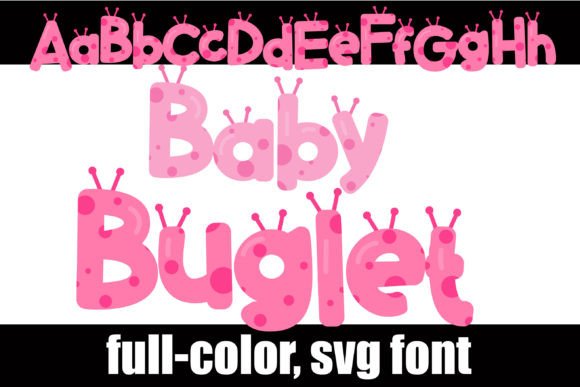 Baby Buglet: A Playful Color Font for Editorial Design