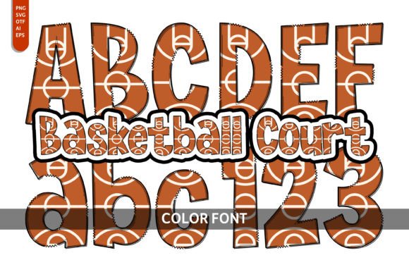 Basketball Court Font: A Playful Typeface for Brand Identity