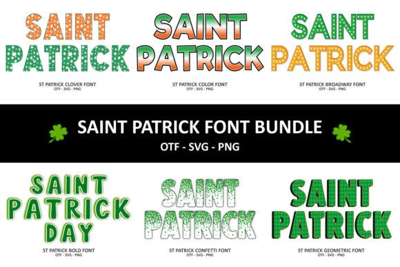 Bring St. Patrick's Day to Life with the Saint Patrick Bundle Typeface
