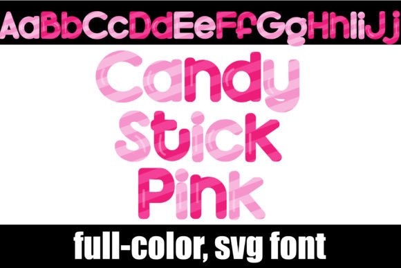 Candy Stick Pink: A Sweet Color Font for Makers