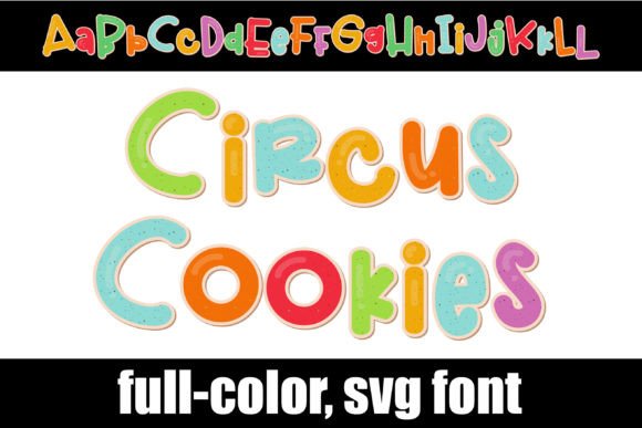Circus Cookies: A Playful Color Font for Editorial Joy