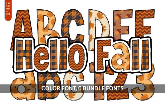 Designing for Autumn: Hello Fall Collection Typeface Review