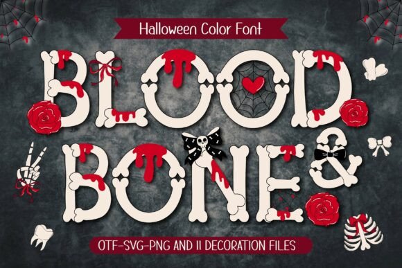 Designing Spooky Web Headers with the Blood Bone Typeface