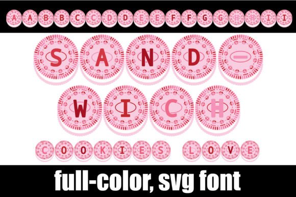 Designing Warmth: The Sandwich Cookies Love Typeface