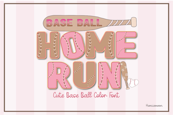 Designing with Baseball Home Run: A Color Font for Web