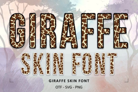 Designing with Giraffe Skin: A Warm Color Font for Editors