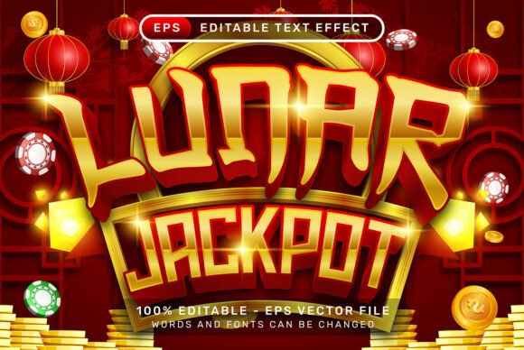 Designing with Lunar Jackpot 3d Text Effect for Brand Identity