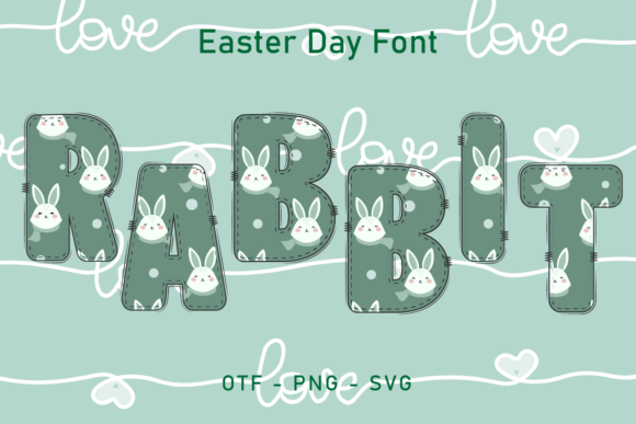 Easter Day Rabbit Font: A Marketer's Spring Campaign Essential
