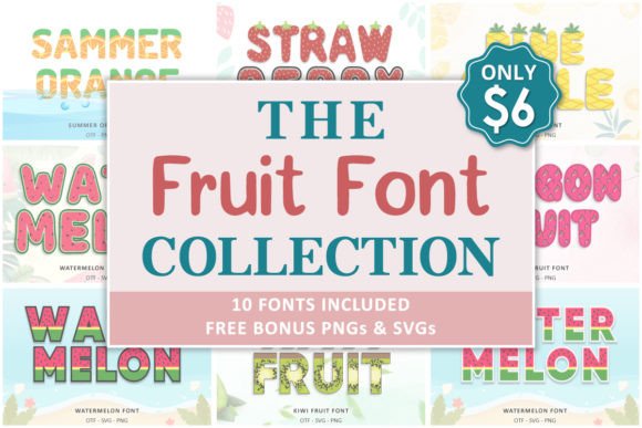 Fruit Collection: A Playful Typeface for Modern Web Design