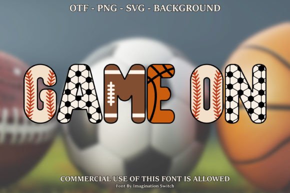 Game on Collection: A Bold Typeface for Modern Branding