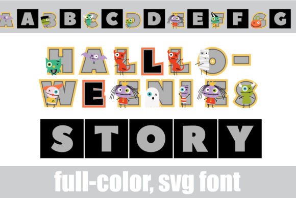 Halloweenies Story: A Designer's Take on Spooky Color Typography