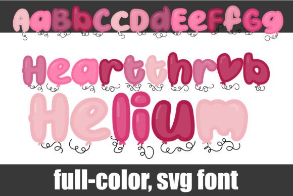Heartthrob Helium: A Soft Color Font for Editorial Design