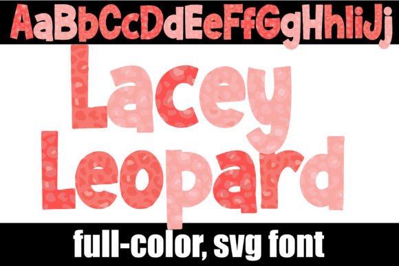 Lacey Leopard: A Playful Color Font for Handmade Brands