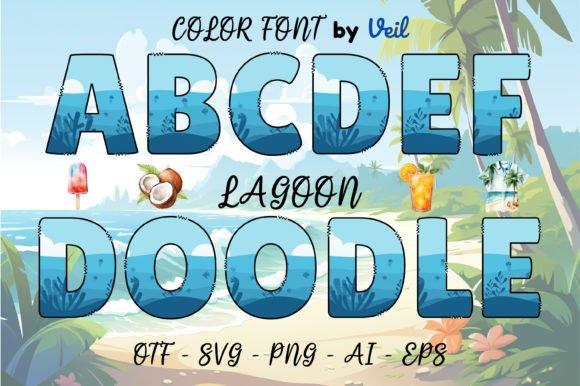 Lagoon Font Review: A Colorful Typeface for Editorial Design