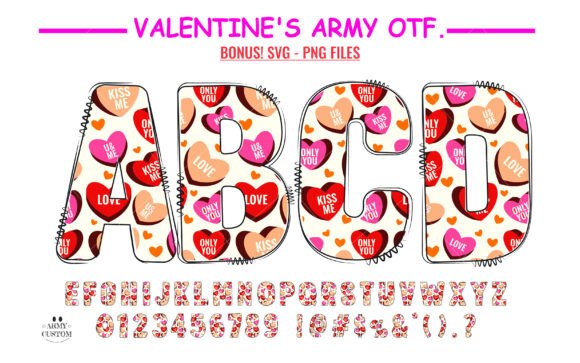 Love Valentine s Conversation Hearts: A Playful Display Font for Web Design