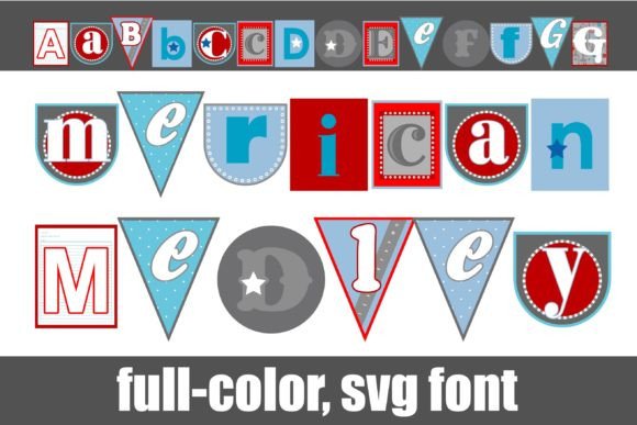 Merican Medley: A Colorful Typeface for Bold Brand Identity