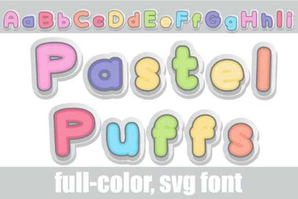 Pastel Puffs: The Soft Display Font for Handmade Brands
