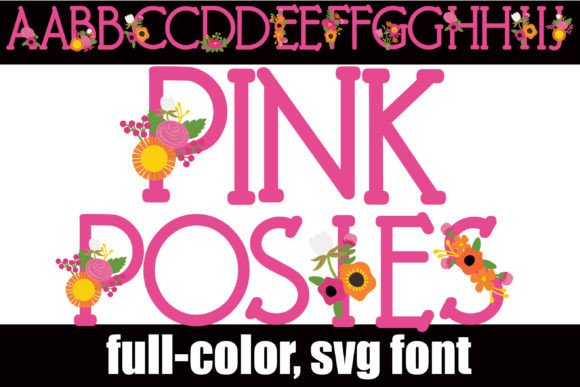 Pink Posies: A Serif Font That Blooms in Campaign Design