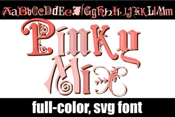 Pinky Mix: A Colorful Typeface for Bold Brand Identity