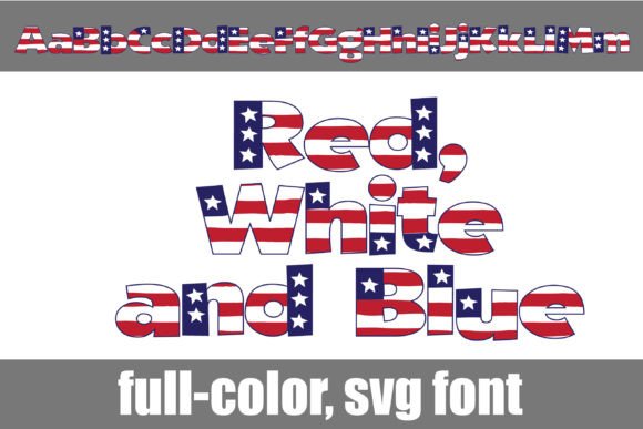 Red, White, and Blue: A Patriotic Display Font for Web Design