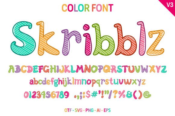 Skribblz V3: A Playful Typeface for Modern Editorial Design
