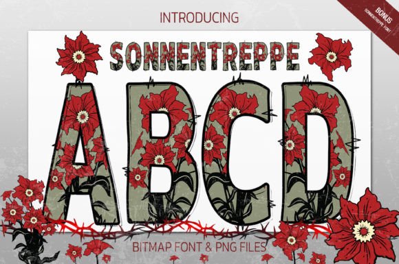 Sonnentreppe Font: A Gothic Touch for Handmade Brands