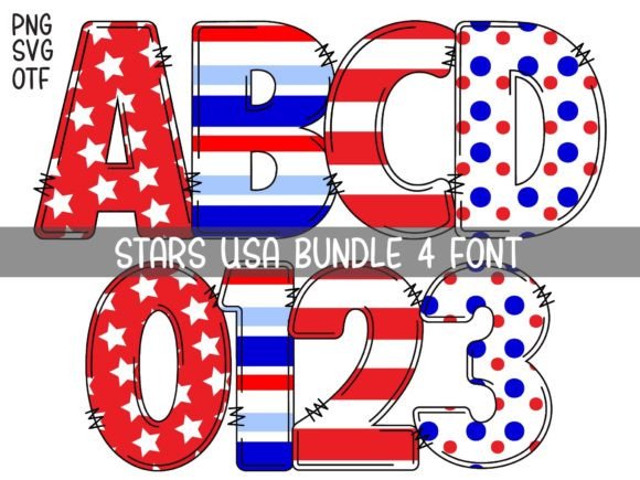 Stars Usa Font: A Patriotic Typeface for Makers