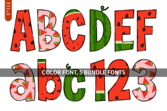 Super Watermelon Bundle: A Juicy Typeface for Brand Growth
