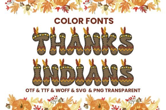 Thanks Indians Font: A Playful Typeface for Makers
