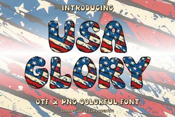 Usa Glory: A Color Font for Memorable Branding