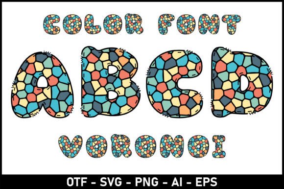 Voronoi Typeface: A Playful Font for Small Business Branding