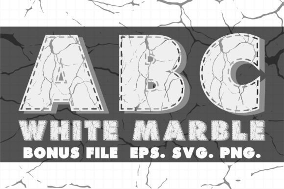 White Marble: A Premium Color Font for Modern Branding